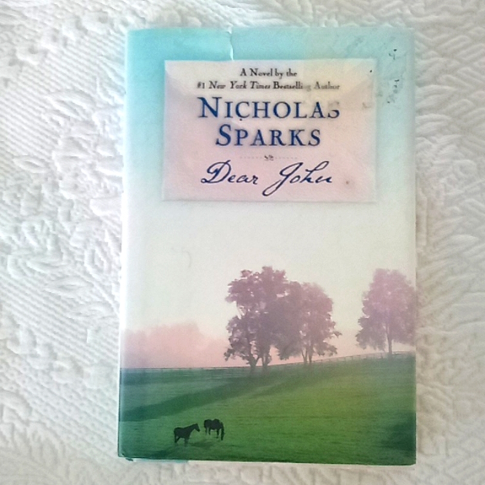 FIRST Edition Nicholas Sparks Dear John. Fair Condition as Dust Jacket has tear.
